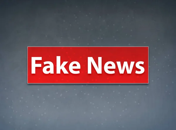 Fake News röd banner abstrakt bakgrund — Stockfoto