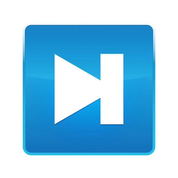 Next track icon shiny blue square button