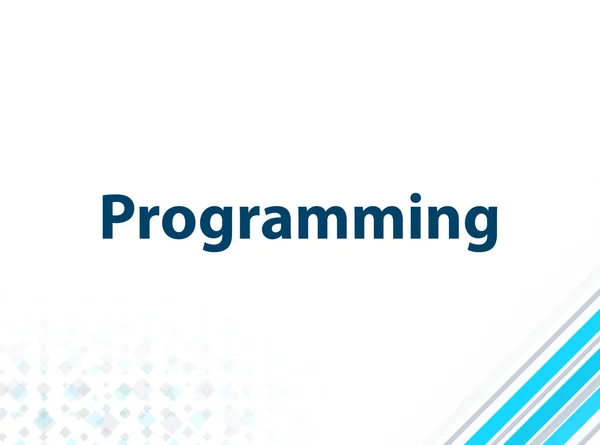 Programmering modern plat ontwerp blauwe abstracte achtergrond — Stockfoto