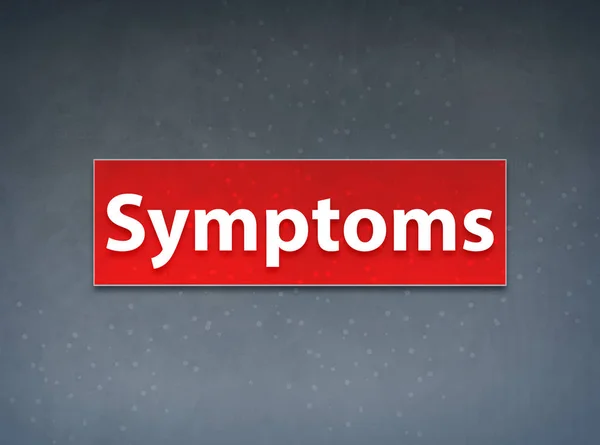 Symptome rotes Banner abstrakter Hintergrund — Stockfoto