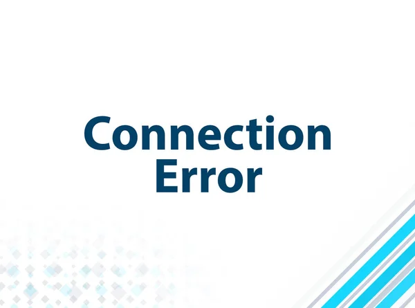 Connection Error Modern Flat Design Blue Abstract Background