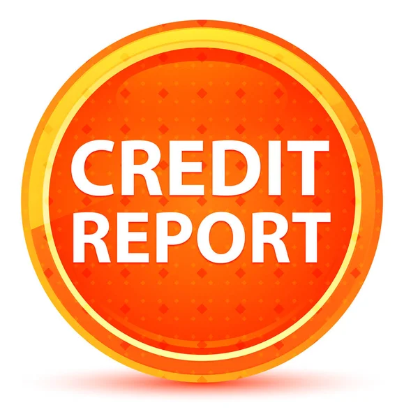 Kredi Raporu Doğal Turuncu Yuvarlak Düğme — Stok fotoğraf