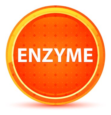 Enzim Doğal Turuncu Yuvarlak Düğme