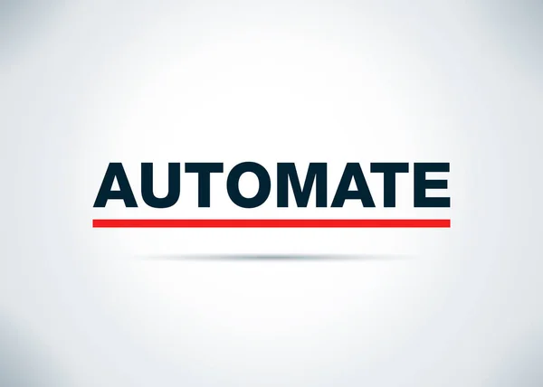 Automatiseer abstracte platte achtergrond ontwerp illustratie — Stockfoto