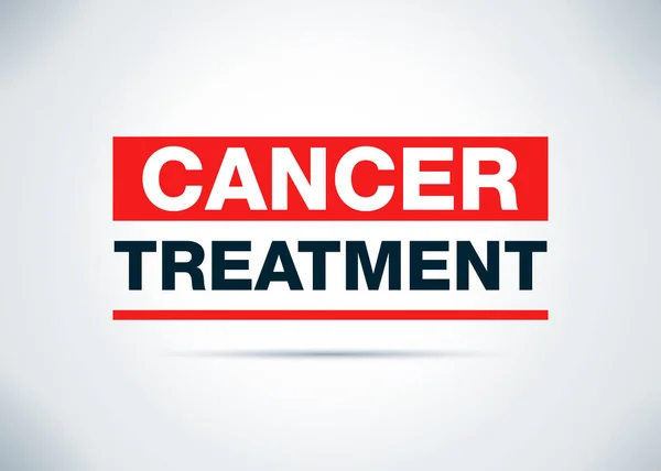 Cancer Treatment Abstract Flat Background Design Illustration — Stock Photo, Image