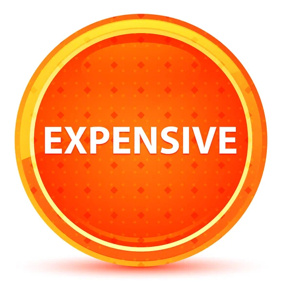 Expensive Natural Orange Round Button — Stock Photo, Image