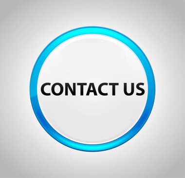 Bize Ulaşın Yuvarlak Mavi Buton