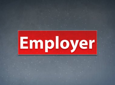 İşveren Kırmızı Banner Soyut Arka Plan