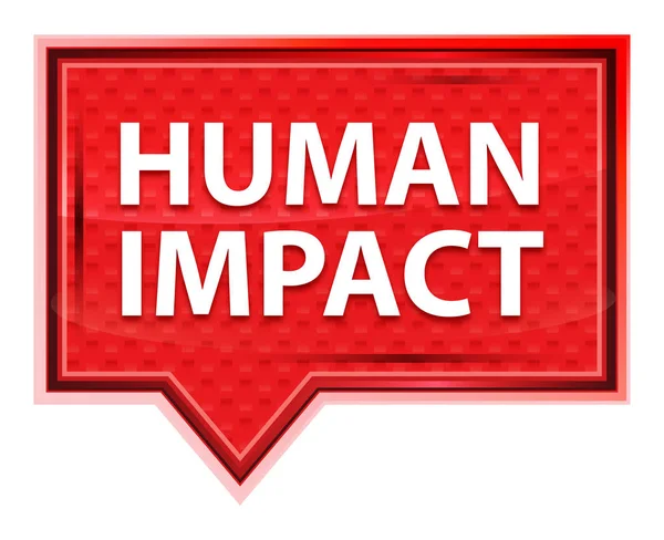 Human Impact misty rose pink banner button