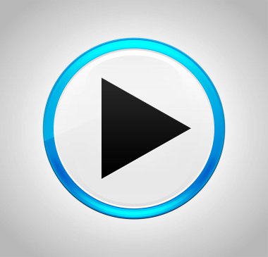 Oynan maicon yuvarlak mavi buton