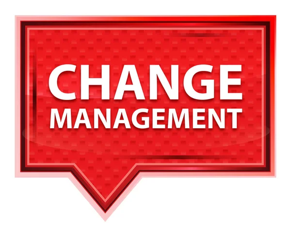 Mudança de gestão misty rosa botão banner — Fotografia de Stock
