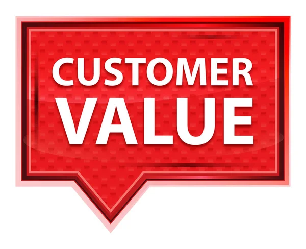 Customer Value misty rose pink banner button