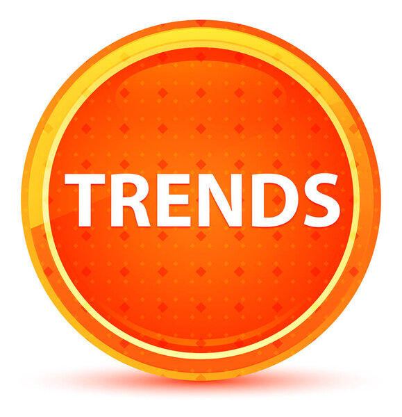 Trends Natural Orange Round Button