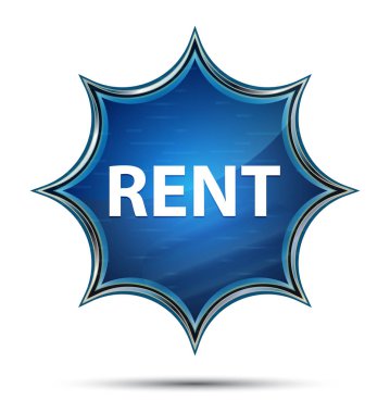 Kiralık büyülü camsı güneş patlaması mavi düğme