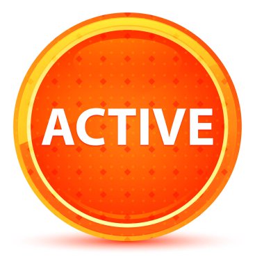 Aktif Doğal Turuncu Yuvarlak Düğme