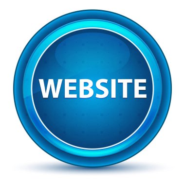 Web Sitesi Eyeball Mavi Yuvarlak Düğme