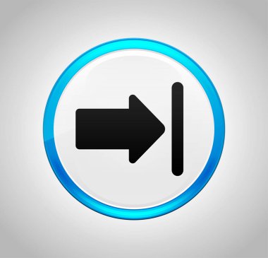 Sonraki simge yuvarlak mavi buton