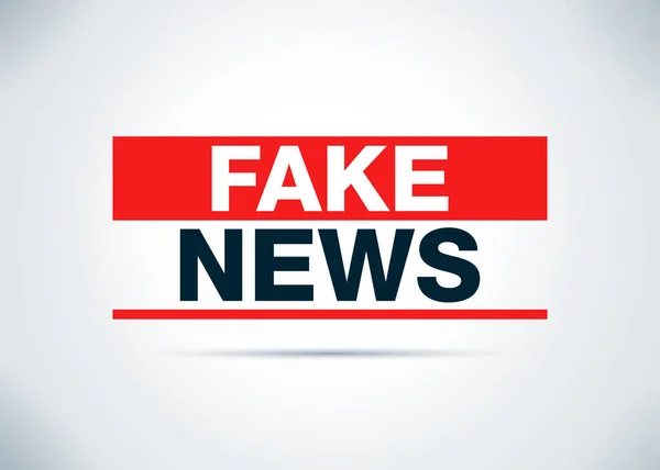 Fake News Abstract Flat Background Design Illustration — Stock Photo, Image