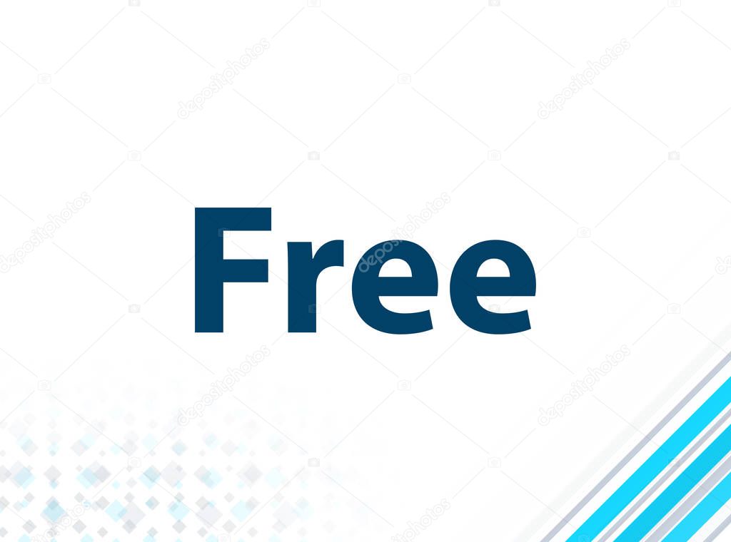 Free Modern Flat Design Blue Abstract Background