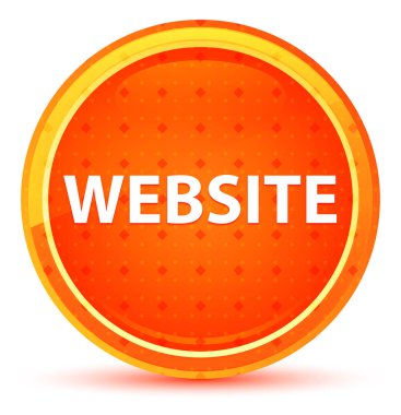 Web Sitesi Doğal Turuncu Yuvarlak Düğme