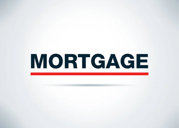 Mortgage Abstract Flat Background Design Illustration
