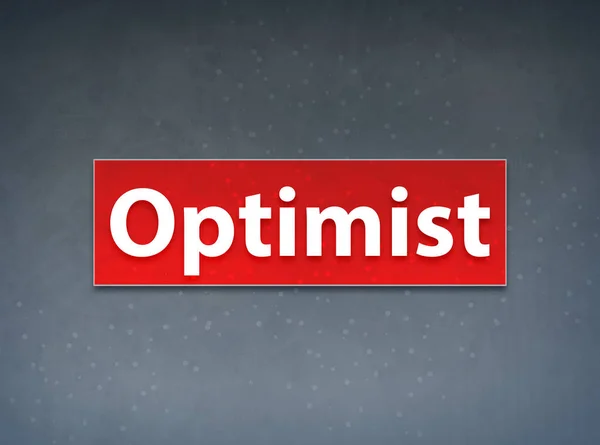 Optimist rotes Banner abstrakter Hintergrund — Stockfoto