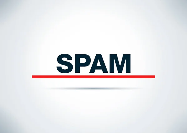 Spam abstrakt flach Hintergrund Design Illustration — Stockfoto