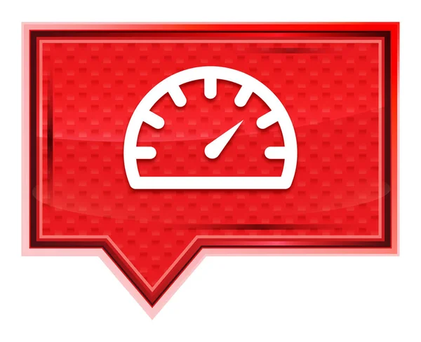 Speedometer gauge icon misty rose pink banner button — Stock Photo, Image