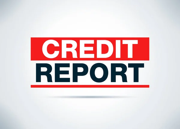 Credit Report Abstract Flat Background Design Illustration
