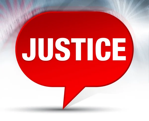 Justice Red Bubble Background — Stock Photo, Image