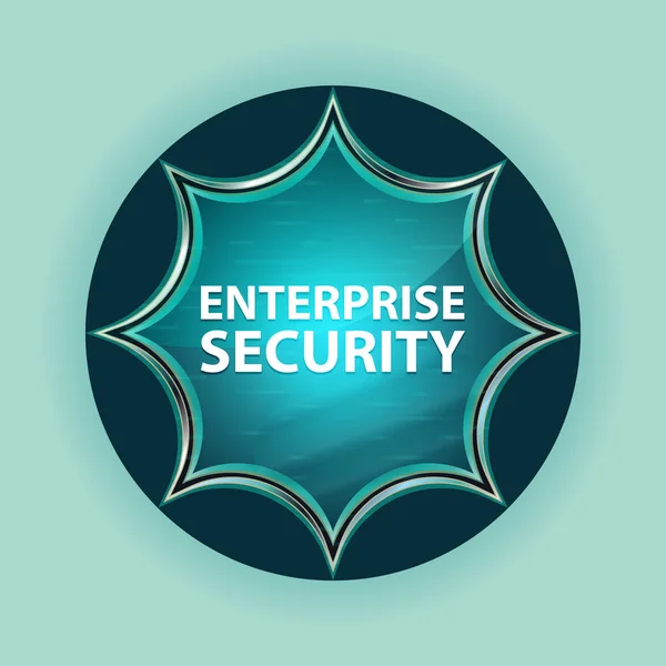 Enterprise Security magico vetro sunburst blu pulsante cielo blu — Foto Stock