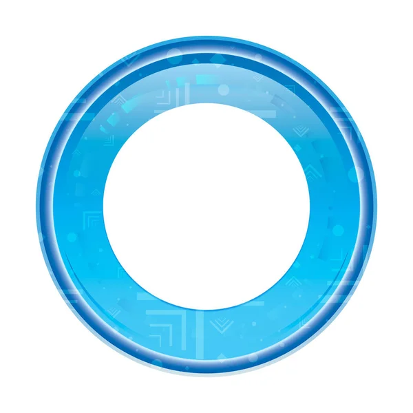 Inspelnings ikon blommig blå rund knapp — Stockfoto