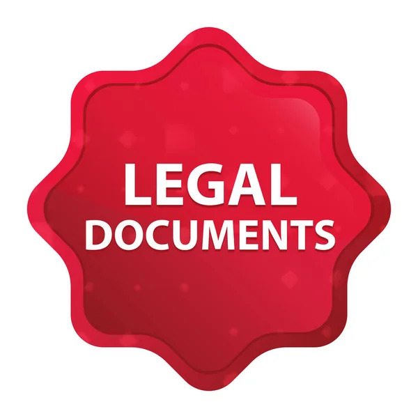 Legal Documents misty rose red starburst sticker button