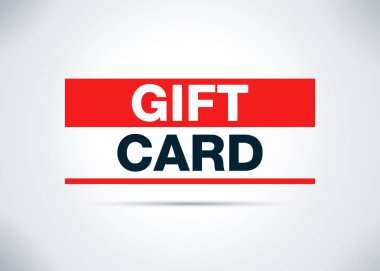 Hediye Kartı Soyut Düz Arka Plan Tasarım İllüstrasyon