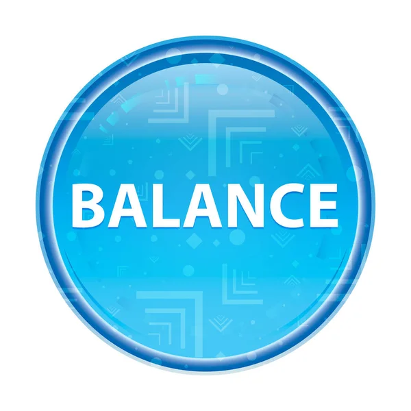 Balance floral bouton rond bleu — Photo