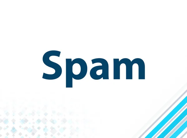 Spam modernes flaches Design blau abstrakt Hintergrund — Stockfoto