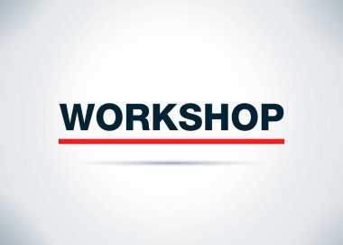 Atölye Soyut Düz Arkaplan Tasarım İllüstrasyonu