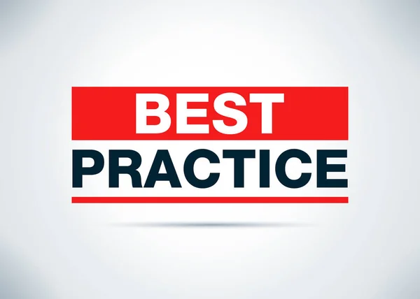 Best Practice absztrakt lapos háttér design illusztráció — Stock Fotó