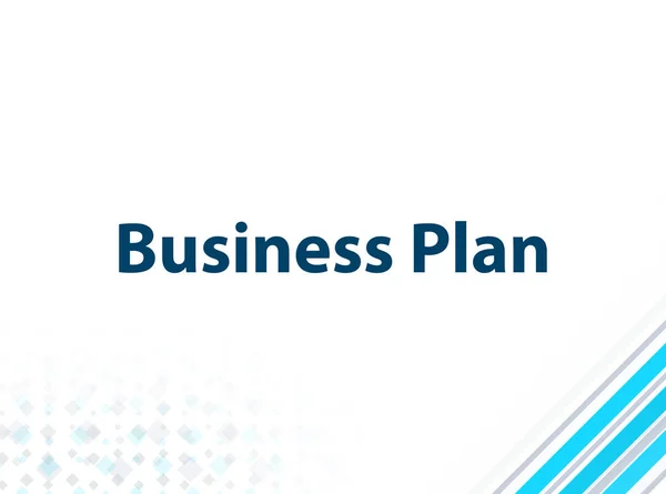 Business Plan Modern Flat Design Blue Abstract Background — Stock Photo, Image