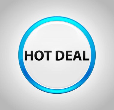 Hot Deal Yuvarlak Mavi Buton