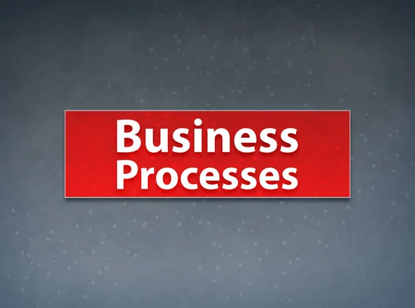 Bedrijfsprocessen rode banner abstracte achtergrond — Stockfoto