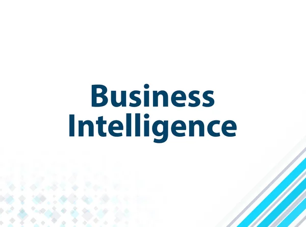 Business Intelligence Modern Flat Design Blue Abstract Backgroun — Stock Photo, Image