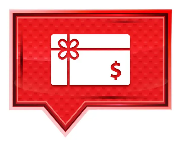 Hediye kartı dolar işareti simgesi sisli gül pembe afiş düğmesi — Stok fotoğraf