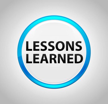 Dersler Yuvarlak Mavi Buton