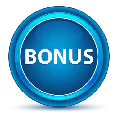 Bonus Eyeball Mavi Yuvarlak Düğme