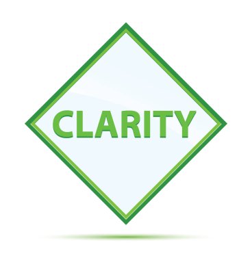 Berraklık modern soyut yeşil elmas düğmesi