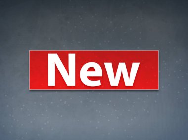 Yeni Red Banner Soyut Arka Plan