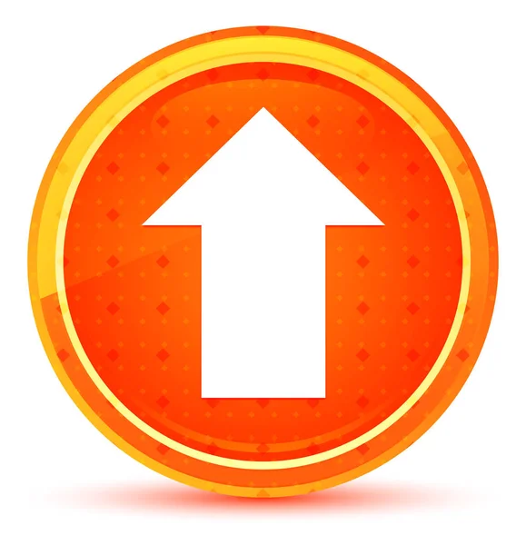 업로드 아이콘 내츄럴 오렌지 라운드 버튼 — 스톡 사진