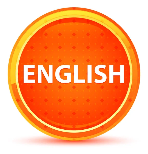 English Natural Orange Round Button — Stock Photo, Image
