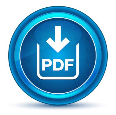 Pdf belge indir simge eyeball mavi yuvarlak düğme